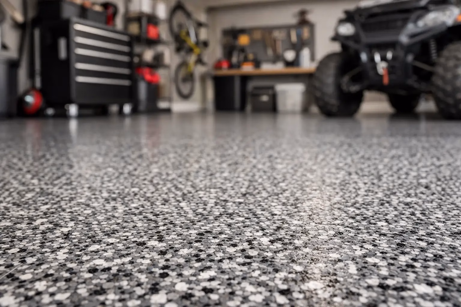 Full Flake Garage Floor: Built for Real Life