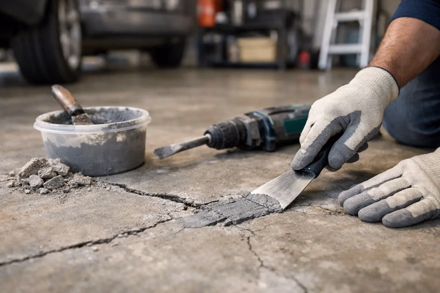 Concrete Repair Before You Coat Your Garage Floor