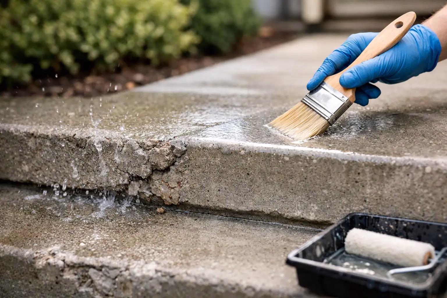 Concrete Step Coating That Stops Damage Early