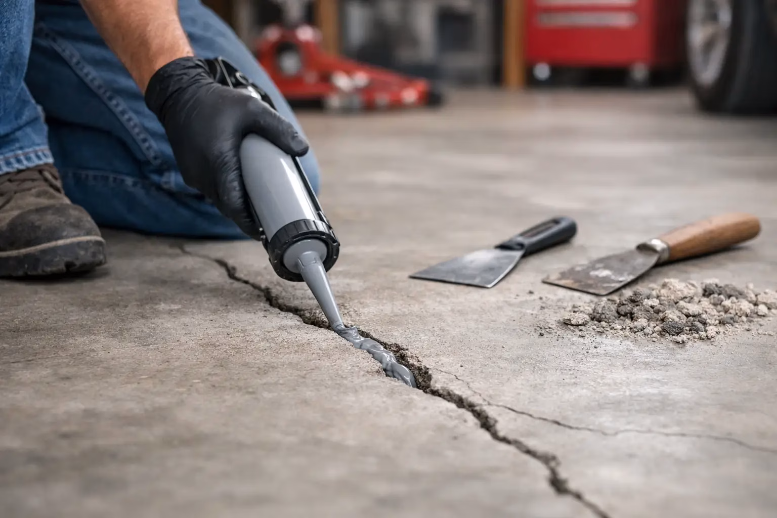 Repairing Garage Floor Cracks the Right Way