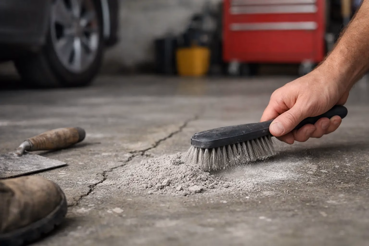 What Causes Concrete Dusting in Garage Floors?